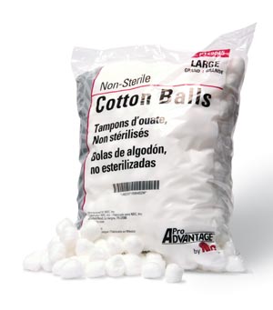 Cotton Ball NonSterile ProAdvantage Large (1000/BG 2BG/CS) by Pro Advantage  ID P159045